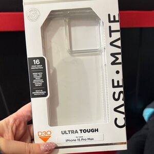 Case-Mate Ultra Tough Clear iPhone 15 Pro Max Case